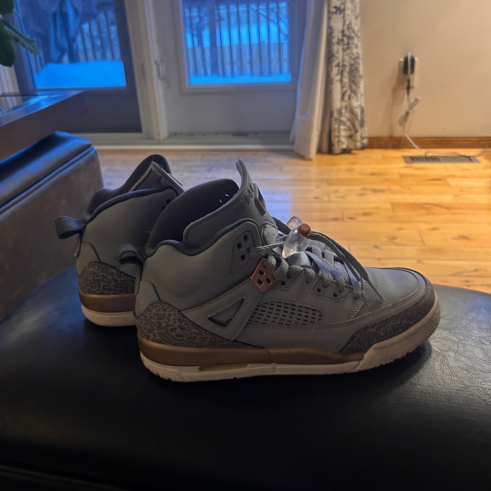 Jordan Gray and Brown Women's Sneakers
